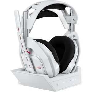 Logitech Astro A50 LIGHTSPEED Wireless Gaming Headset + Base Station (Gen 5), PRO-G GRAPHENE, 3-System Switching, USB-C to Xbox, PS5, PC/Mac or Nintendo Switch & Switch 2, Bluetooth White Logitech Astro A50 LIGHTSPEED Wireless Gaming Headset + Base Station (Gen 5), PRO-G GRAPHENE, 3-System Switching, USB-C to Xbox, PS5, PC/Mac or Nintendo Switch & Switch 2, Bluetooth White
