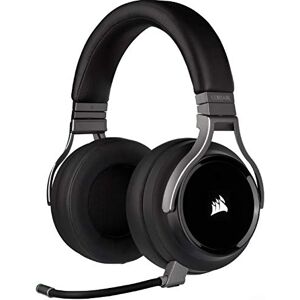 Corsair Virtuoso RGB Wireless High-Fidelity Gaming Headset (7.1 Surround Sound, Memory Foam Earpads, Omni-Directional Microphone with PC, PS4, Switch and Mobile Compatibility) -Black Corsair Virtuoso RGB Wireless High-Fidelity Gaming Headset (7.1 Surround Sound, Memory Foam Earpads, Omni-Directional Microphone with PC, PS4, Switch and Mobile Compatibility) -Black