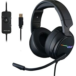 THE G-LAB G-LAB Korp THALLIUM Gaming Headset USB Sound 7.1 Digital Surround Audio Gamer Headset Noise Canceling Microphone LED RGB PC Compatible PS4 PS5 Mac (Black) THE G-LAB G-LAB Korp THALLIUM Gaming Headset USB Sound 7.1 Digital Surround Audio Gamer Headset Noise Canceling Microphone LED RGB PC Compatible PS4 PS5 Mac (Black)
