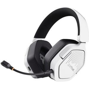 Trust GXT 1493W Ravox Wireless Gaming Headset Bluetooth + 2.4 GHz for PS5 PS4 Switch PC Mobile, 50mm Drivers, 70hr Battery, Low Latency Over Ear Wireless Headphones with Microphone, White Trust GXT 1493W Ravox Wireless Gaming Headset Bluetooth + 2.4 GHz for PS5 PS4 Switch PC Mobile, 50mm Drivers, 70hr Battery, Low Latency Over Ear Wireless Headphones with Microphone, White