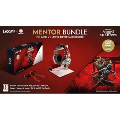 Lexip X Ubisoft Assassin's Creed Shadows "Mentor" Box PS5 Game, Headset & Stand Lexip X Ubisoft Assassin's Creed Shadows "Mentor" Box PS5 Game, Headset & Stand