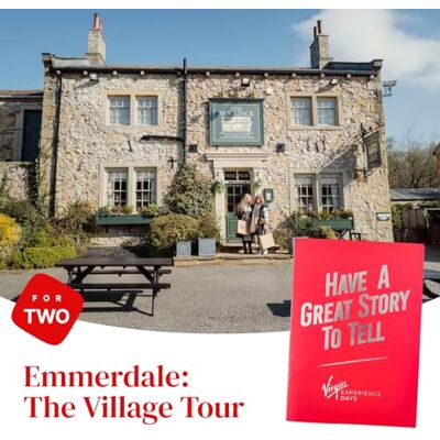 Virgin Experience Days Emmerdale Village Tour for Two, Guided TV Set Tour Emmerdale tour gifts, 90 minute guided walking tour of the Yorkshire TV set in Leeds, gift experience for couples Virgin Experience Days Emmerdale Village Tour for Two, Guided TV Set Tour Emmerdale tour gifts, 90 minute guided walking tour of the Yorkshire TV set in Leeds, gift experience for couples
