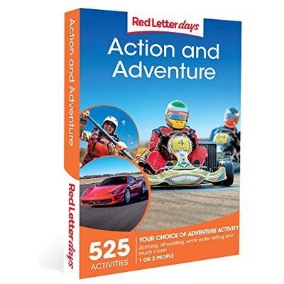 Red Letter Days Action & Adventure Choose from 525 UK Outings for Two Many Thrilling Options, Helicopter Rides, Bungee Jumps, Scuba Diving Explorations, 24 Month Validity, Nationwide Red Letter Days Action & Adventure Choose from 525 UK Outings for Two Many Thrilling Options, Helicopter Rides, Bungee Jumps, Scuba Diving Explorations, 24 Month Validity, Nationwide