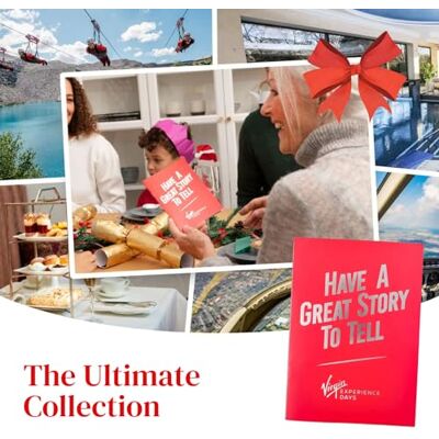 Virgin Experience Days The Ultimate Gift Experience Collection, Over 150 Experience Days Over 150 experiences across the UK including minibreaks, flying, driving and dining, ultimate experience gifts collection Virgin Experience Days The Ultimate Gift Experience Collection, Over 150 Experience Days Over 150 experiences across the UK including minibreaks, flying, driving and dining, ultimate experience gifts collection