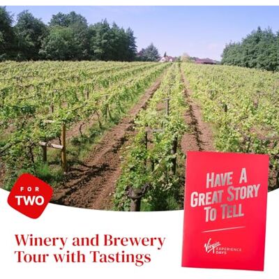 Virgin Experience Days for Two Winery & Brewery Tour with Tastings – Experience Couple Gifts for 2 Behind-the-Scenes Tour of Chiltern Valley Winery & Brewery in the Scenic Oxfordshire Countryside Virgin Experience Days for Two Winery & Brewery Tour with Tastings – Experience Couple Gifts for 2 Behind-the-Scenes Tour of Chiltern Valley Winery & Brewery in the Scenic Oxfordshire Countryside