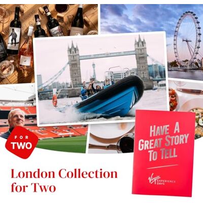Virgin Experience Days Enjoy London Collection for Two, 10 Experiences Choice of 10 experiences across London including dining, cultural tours and afternoon tea, London experience day gift for two Virgin Experience Days Enjoy London Collection for Two, 10 Experiences Choice of 10 experiences across London including dining, cultural tours and afternoon tea, London experience day gift for two