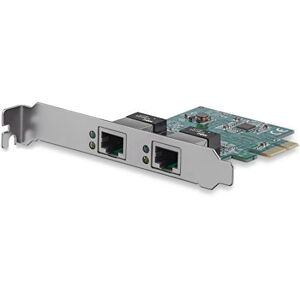 StarTech .com Dual Port PCIe Network Card Low Profile RJ45 Port Realtek RTL8111H Chipset Ethernet Network Card Dual Port Gigabit NIC (ST1000SPEXD4) StarTech .com Dual Port PCIe Network Card Low Profile RJ45 Port Realtek RTL8111H Chipset Ethernet Network Card Dual Port Gigabit NIC (ST1000SPEXD4)