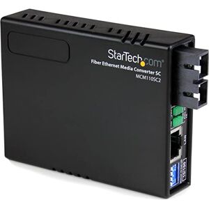 StarTech .COM MCM110SC2GB 10/100 Ethernet to Multi Mode Fiber Media Converter SC 2 km StarTech .COM MCM110SC2GB 10/100 Ethernet to Multi Mode Fiber Media Converter SC 2 km