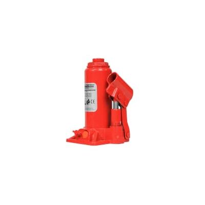 Mannesmann Brüder Hydraulic Bottle Jack 5 t, TÜV/GS, Cast M 007-T-GS5 Built-in overload valve, lifting range 195 to 385 mm, combinable with an axle stand, for vans and motorhomes Mannesmann Brüder Hydraulic Bottle Jack 5 t, TÜV/GS, Cast M 007-T-GS5 Built-in overload valve, lifting range 195 to 385 mm, combinable with an axle stand, for vans and motorhomes
