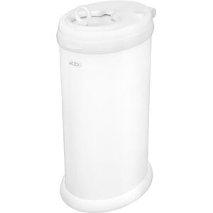 Ubbi Steel Odor Locking Nappy Bin, No Special Bag Required Money Saving, Awards-Winning, Modern Design Registry Must-Have Diaper Pail, Matte White Ubbi Steel Odor Locking Nappy Bin, No Special Bag Required Money Saving, Awards-Winning, Modern Design Registry Must-Have Diaper Pail, Matte White