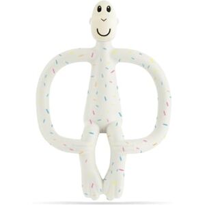 Matchstick Monkey , Original Teether & Gel Applicator, Antimicrobial Silicone Teething Toys for Baby, Easy to Grip, BPA Free, 3 Months Old+, 10.5 cm, Confetti Cream Matchstick Monkey , Original Teether & Gel Applicator, Antimicrobial Silicone Teething Toys for Baby, Easy to Grip, BPA Free, 3 Months Old+, 10.5 cm, Confetti Cream