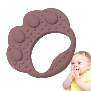Generic Toddler Teether, Soft Silicone Dog Paw Shape Baby Teethers, Silicone Teether Baby Teether, Food-Grade Bump Wrist Hand Teethers, Sensory Exploration Toys for Babies Toddler Boys Girls
