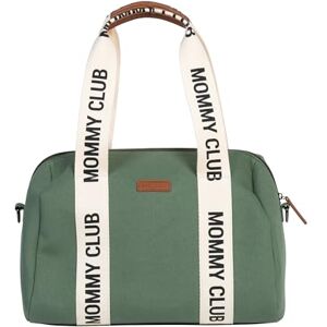 Childhome , Baby Changing Bag, Mommy Bag, Baby Changing Mat Included, Plenty of Storage Space, Stroller attachments, Shoulder Strap, Cotton, 22L, Mommy Club Signature, Green Childhome , Baby Changing Bag, Mommy Bag, Baby Changing Mat Included, Plenty of Storage Space, Stroller attachments, Shoulder Strap, Cotton, 22L, Mommy Club Signature, Green