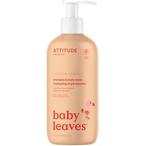 BIO SPECTRA ATTITUDE ATTITUDE 2-in-1 Shampoo and Body Wash for Baby, EWG Verified, Dermatologically Tested, Vegan, Orange and Pomegranate, 473 mL BIO SPECTRA ATTITUDE ATTITUDE 2-in-1 Shampoo and Body Wash for Baby, EWG Verified, Dermatologically Tested, Vegan, Orange and Pomegranate, 473 mL