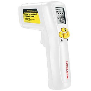 Mastech MS6591P Infrared Digital Thermometer Non-Contact Forehead with 2 measurement modes: Body (32ºC-42ºC) and Surface (0ºC-100ºC) Mastech MS6591P Infrared Digital Thermometer Non-Contact Forehead with 2 measurement modes: Body (32ºC-42ºC) and Surface (0ºC-100ºC)