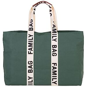 Childhome , Family Bag, Changing Bag, Travel/Weekend Bag, Large Capacity, Detachable Pouch Included, Green Signature Collection Childhome , Family Bag, Changing Bag, Travel/Weekend Bag, Large Capacity, Detachable Pouch Included, Green Signature Collection