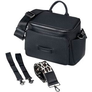 baba bing Cross Body Tumble Leather Changing Bag Leather Black Vegan Baby Changing Bags Convertible Design Baby Nappy Bag Nappy Changing Bags Crossbody/Hand-Held Diaper Bag baba bing Cross Body Tumble Leather Changing Bag Leather Black Vegan Baby Changing Bags Convertible Design Baby Nappy Bag Nappy Changing Bags Crossbody/Hand-Held Diaper Bag