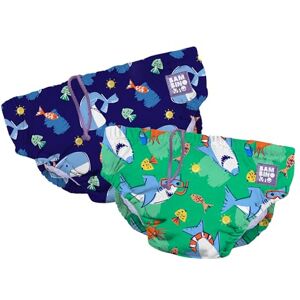 Mitac , Revolutionary Reusable Swim Nappy Pants for Babies and Toddlers, Boys and Girls, Squirt, Pack of 2, 0-6 Months Mitac , Revolutionary Reusable Swim Nappy Pants for Babies and Toddlers, Boys and Girls, Squirt, Pack of 2, 0-6 Months