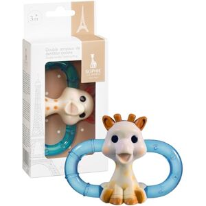 Sophie la girafe Double Ice Bite Teething Ring, Cold Soothing Baby Teether with Easy to Grip Design. for Babies and Toddlers Ages 3m+ Sophie la girafe Double Ice Bite Teething Ring, Cold Soothing Baby Teether with Easy to Grip Design. for Babies and Toddlers Ages 3m+