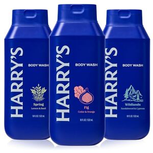 Harry's Body Wash for Men Variety Pack 3 x 532ml Signature Scents Sulphate, Paraben & Dye Free Moisturising, Cleansing & Deep Cleanse Perfect for Sensitive Skin Harry's Body Wash for Men Variety Pack 3 x 532ml Signature Scents Sulphate, Paraben & Dye Free Moisturising, Cleansing & Deep Cleanse Perfect for Sensitive Skin