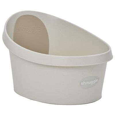 Shnuggle ECO Toddler Bath Tub 98% Recycled Material Larger Seat for Bigger Kids at Bathtime Includes Warm, Soft Foam backrest Anti-Slip Surface Includes Easy Drain Plug Cookies & Cream Shnuggle ECO Toddler Bath Tub 98% Recycled Material Larger Seat for Bigger Kids at Bathtime Includes Warm, Soft Foam backrest Anti-Slip Surface Includes Easy Drain Plug Cookies & Cream
