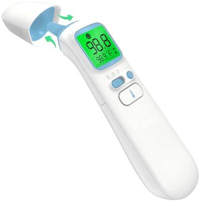 GoodBaby Baby Forehead Ear Thermometer Infrared Electronic Thermometer with Memory Recall Digital Thermometer for Kids Adults Surface and Room GoodBaby Baby Forehead Ear Thermometer Infrared Electronic Thermometer with Memory Recall Digital Thermometer for Kids Adults Surface and Room