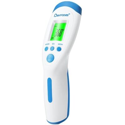 Berrcom Forehead Thermometer for Kids Adults Non Contact Infrared Digital Thermometer Baby with Instant Reading, Fever Alarm, LCD Display, °C/℉ Switch Berrcom Forehead Thermometer for Kids Adults Non Contact Infrared Digital Thermometer Baby with Instant Reading, Fever Alarm, LCD Display, °C/℉ Switch