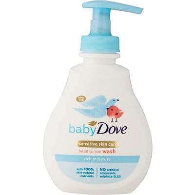 Baby Dove Sensitive Moisture Fragrance Free Head to Toe Wash, 200 ml Baby Dove Sensitive Moisture Fragrance Free Head to Toe Wash, 200 ml