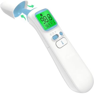 GoodBaby Baby Forehead Ear Thermometer Infrared Electronic Thermometer with Memory Recall Digital Thermometer for Kids Adults Surface and Room GoodBaby Baby Forehead Ear Thermometer Infrared Electronic Thermometer with Memory Recall Digital Thermometer for Kids Adults Surface and Room