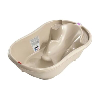 OKBABY Onda Ergonomic Bath Tub for Baby Bathing 0-12 Months Beige OKBABY Onda Ergonomic Bath Tub for Baby Bathing 0-12 Months Beige