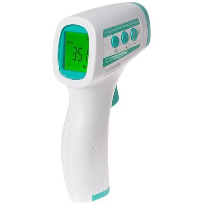 Maile Forehead Thermometer for Baby, Children, Adults & Objects Non Contact Infrared with Instant Reading, Fever Alarm, LCD Display, °C/°F Switch Maile Forehead Thermometer for Baby, Children, Adults & Objects Non Contact Infrared with Instant Reading, Fever Alarm, LCD Display, °C/°F Switch