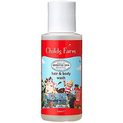 Childs Farm Organic Sweet Orange Hair & Body Wash, 50 ml Childs Farm Organic Sweet Orange Hair & Body Wash, 50 ml