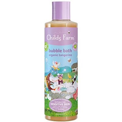 Childs Farm Bubble Bath Organic , Clear, Tangerine, citrus, 250 millilitre Childs Farm Bubble Bath Organic , Clear, Tangerine, citrus, 250 millilitre