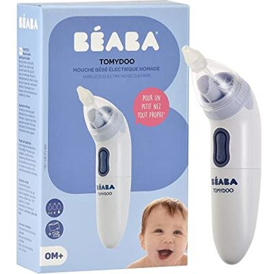 Béaba Tomydoo Baby Nasal Aspirator Electric Baby Nose Cleaner Easy to Use Fast and Soft Sterilisable Béaba Tomydoo Baby Nasal Aspirator Electric Baby Nose Cleaner Easy to Use Fast and Soft Sterilisable