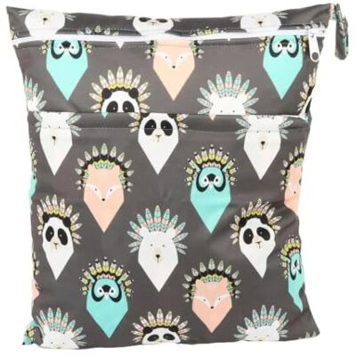 LIUHLFSR Wet Dry Bag Diaper Nappy for Travel Swimming Insert Two Zippered Waterproof Reusable Skeleton(Color-32) LIUHLFSR Wet Dry Bag Diaper Nappy for Travel Swimming Insert Two Zippered Waterproof Reusable Skeleton(Color-32)