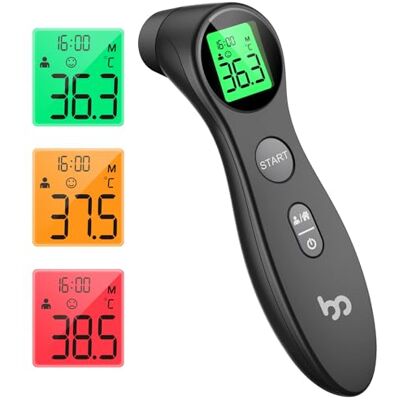 femometer Forehead Thermometer for Adults Kids, No-Touch Infrared LCD Display Digital Baby Thermometers Body Temperature Thermometer femometer Forehead Thermometer for Adults Kids, No-Touch Infrared LCD Display Digital Baby Thermometers Body Temperature Thermometer