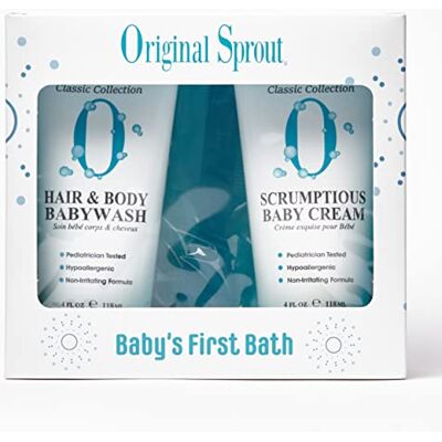Original Sprout Baby's First Bath Hair & Body Wash + Baby Cream Original Sprout Baby's First Bath Hair & Body Wash + Baby Cream