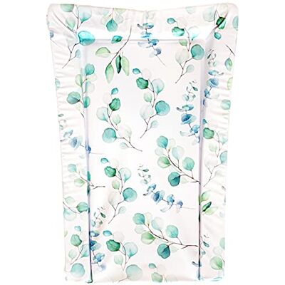 Obaby Baby Changing Mat – Eucalyptus Print, Padded Waterproof Changing Cushion, Easy Wipe Clean Obaby Baby Changing Mat – Eucalyptus Print, Padded Waterproof Changing Cushion, Easy Wipe Clean