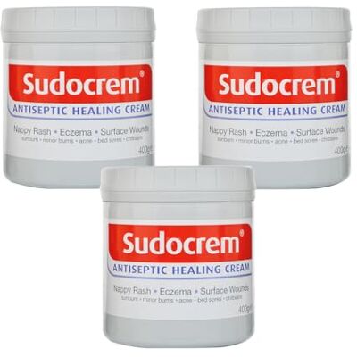 Sudocrem THREE PACKS of Antiseptic Cream 400g Tubs Sudocrem THREE PACKS of Antiseptic Cream 400g Tubs
