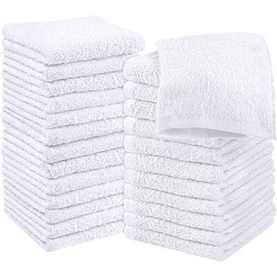 DUDU N GIRLIE Face Cloths Baby Wash Cloths (Pack of 12)- 60 x 60 cm Face Flannels Thick White Flannels Face Cloth Reusable face Towels/Terry Nappies for Babies, Face & Body Cleaning. DUDU N GIRLIE Face Cloths Baby Wash Cloths (Pack of 12)- 60 x 60 cm Face Flannels Thick White Flannels Face Cloth Reusable face Towels/Terry Nappies for Babies, Face & Body Cleaning.
