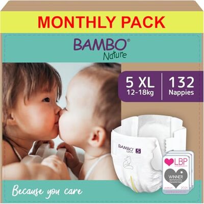 Bambo Nature Eco Diapers T5 12-18kg - Diapers Bambo Nature Eco Diapers T5 12-18kg - Diapers