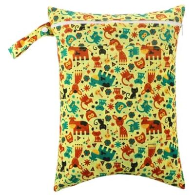 LIUHLFSR 30cmx40cm Wetbag for Travel Swimming Waterproof Reusable Cartoon Print Diaper Bag With Two Zipper Large Capacity Handbag(Color 9) LIUHLFSR 30cmx40cm Wetbag for Travel Swimming Waterproof Reusable Cartoon Print Diaper Bag With Two Zipper Large Capacity Handbag(Color 9)