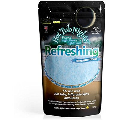 Hot Tub Nights (Refreshing) Aromatherapy Crystals Vegan (500g) Hot Tub Nights (Refreshing) Aromatherapy Crystals Vegan (500g)