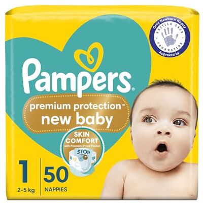 Pampers Premium Protection S1 x50 Pampers Premium Protection S1 x50