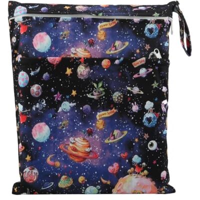 LIUHLFSR Wet Dry Bag with Two Zippered for Travel Swimming Diaper Nappy Waterproof Reusable Washable(PURPLE) LIUHLFSR Wet Dry Bag with Two Zippered for Travel Swimming Diaper Nappy Waterproof Reusable Washable(PURPLE)