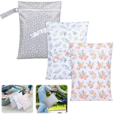 YJQXMYU 3Pcs Wet Bags Reusable Cloth Diaper Bags Waterproof Travel Laundry Bag with Handle and Zipper Wet Dry Beach Bag Washable Dirty Clothes Pouches for Swimming Travel Gym Camping(Grey,3) YJQXMYU 3Pcs Wet Bags Reusable Cloth Diaper Bags Waterproof Travel Laundry Bag with Handle and Zipper Wet Dry Beach Bag Washable Dirty Clothes Pouches for Swimming Travel Gym Camping(Grey,3)