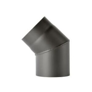 FIREFIX R150/B4O 2mm Thick Steel Flue Pipe Elbow 150mm Diameter for Stoves and Fire Pits Senotherm Black 45 Degree No Cleaning Door FIREFIX R150/B4O 2mm Thick Steel Flue Pipe Elbow 150mm Diameter for Stoves and Fire Pits Senotherm Black 45 Degree No Cleaning Door