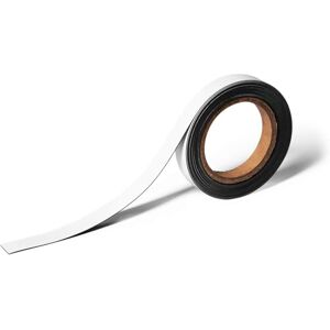 Durable 170702 Magnetic Identification Tape, 5m x 20 mm, Can be Cut to Any Size, White Durable 170702 Magnetic Identification Tape, 5m x 20 mm, Can be Cut to Any Size, White