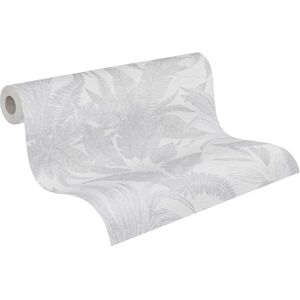 Livingwalls 396541 Palm Leaves Wallpaper in Grey, Silver Botanical Floral Wallpaper with Metallic Effect in Bronze, 10.05 m x 0.53 m, Made in Germany Livingwalls 396541 Palm Leaves Wallpaper in Grey, Silver Botanical Floral Wallpaper with Metallic Effect in Bronze, 10.05 m x 0.53 m, Made in Germany