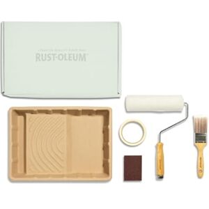 Rust-Oleum Ready to Roll Eco Paint Kit (Large) Matt Wall Paint Fresh Greens Rust-Oleum Ready to Roll Eco Paint Kit (Large) Matt Wall Paint Fresh Greens